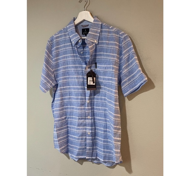 Ben Sherman Other - Ben Sherman Stripe Linen Blend Shirt.